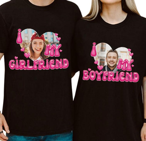 Personalized Your Own Bootleg Rap Tee Shirts for Girlfriend & Boyfriend, Custom Graphic Tees, Custom Your Text Birthday Gift