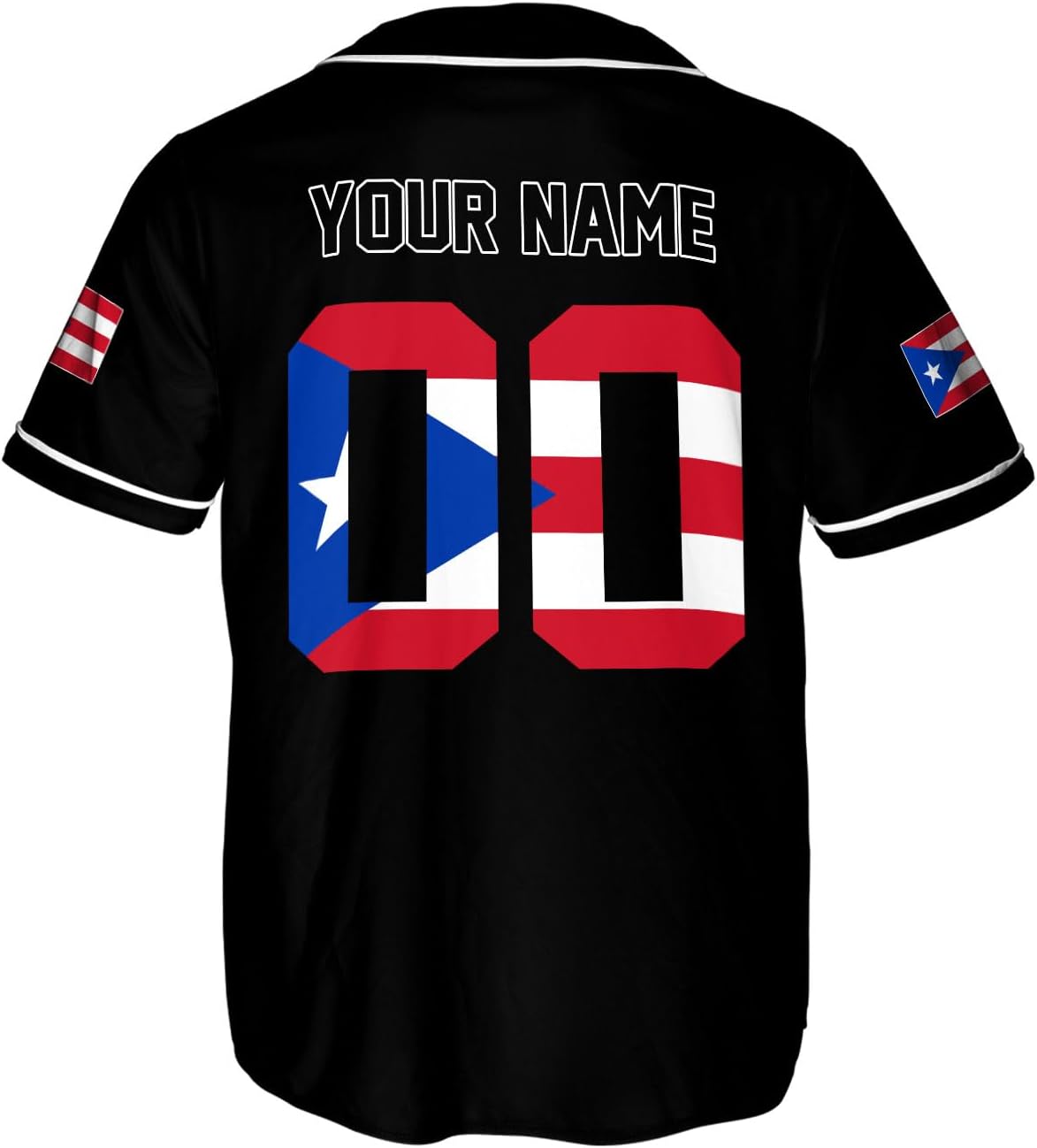 RoyalBro Personalized Puerto Rico Baseball Shirt - Custom Team Name, Puerto Rican Baseball Jersey for Men