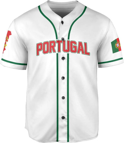 Parvii Personalized Portugal Jersey, Portugal Shirt Camiseta De Portugal Portuguese Clothes Portuguese Baseball Jersey Gift