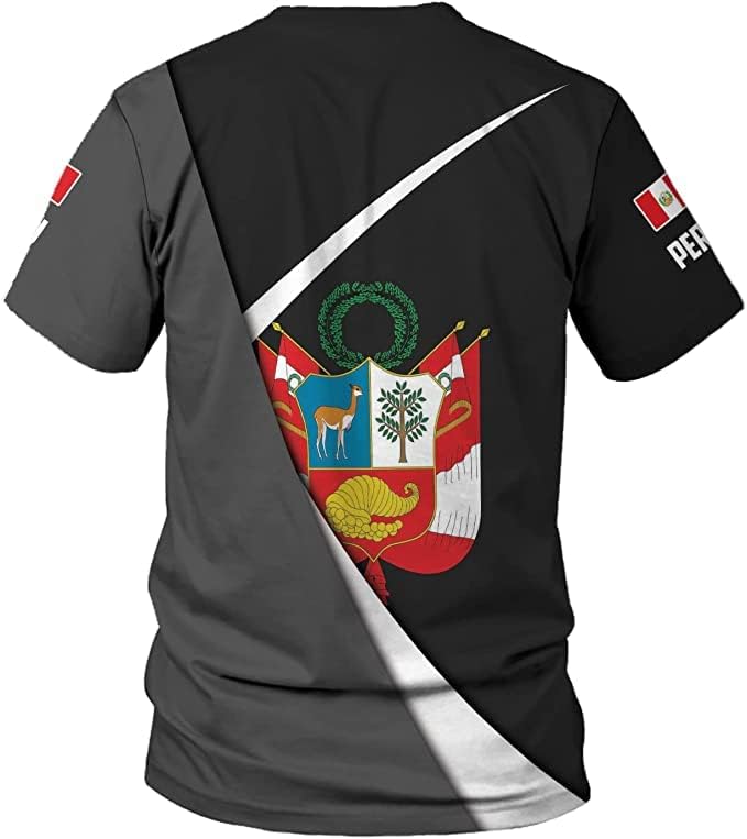 Personalized Peru Shirts for Men,Peru Mens Shirt, Peru Flag Shirt, Peruvian T Shirt, Peru Jersey, Peruvian Shirts