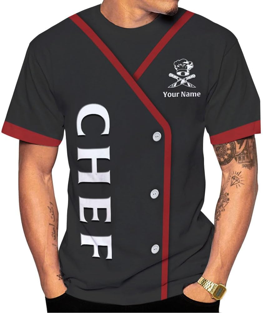 Personalized Chef Shirt, Chef Shirts for Men Chef Shirts for Women, Chef Clothes Gifts for a Chef, Chef Tee Shirts (HD343)