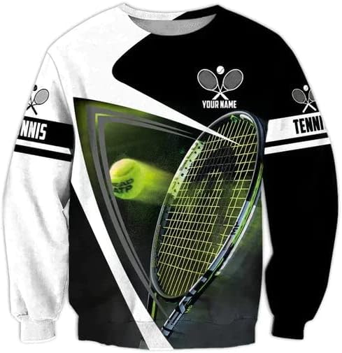Personalized 3D Printed Tennis Shirt, Men's & Women's - Player Gift Tee - Uniform