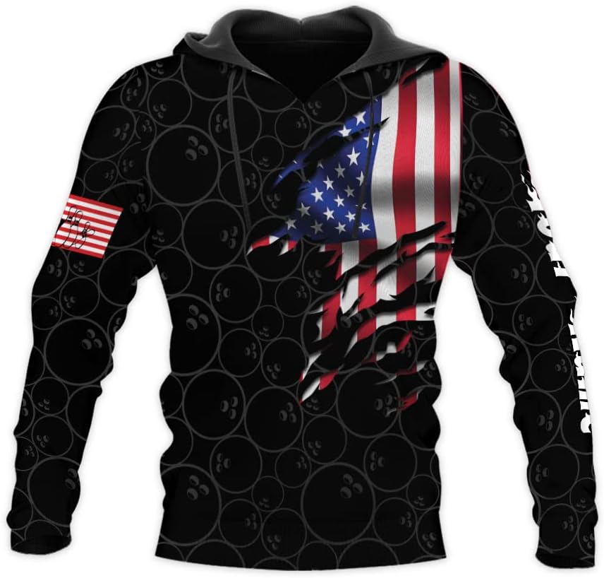 Pretyprints Personalized Bowling Shirt - Custom Bowling Gift for Women & Men