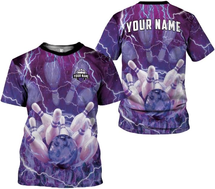 AOVL Custom Bowling Shirts for Men Bowling Shirts Bowling Shirts Unisex Bowling Jerseys for Men Custom Bowling Shirts for Men