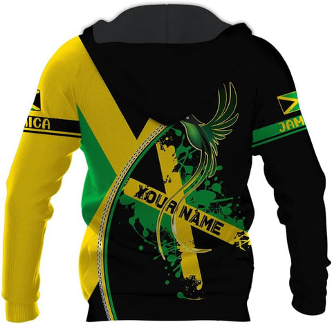 Suseaz Custom Jamaica Shirts for Women and Mens - Personalized Jamaica Flag Shirt Gift for Jamaica Men