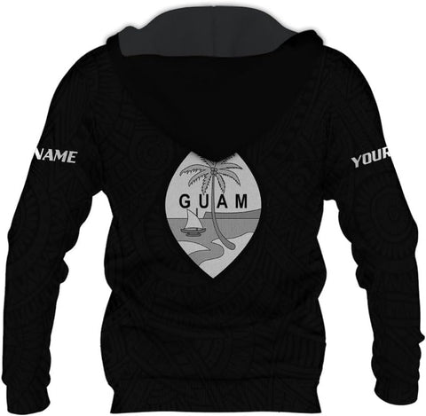 Vybonz Personalized Guam 3D Hoodie Guam Sweatshirt Guahan Zip Hoodie for Men Women Guahan Pride Shirt Guahan Guam Gifts Tee