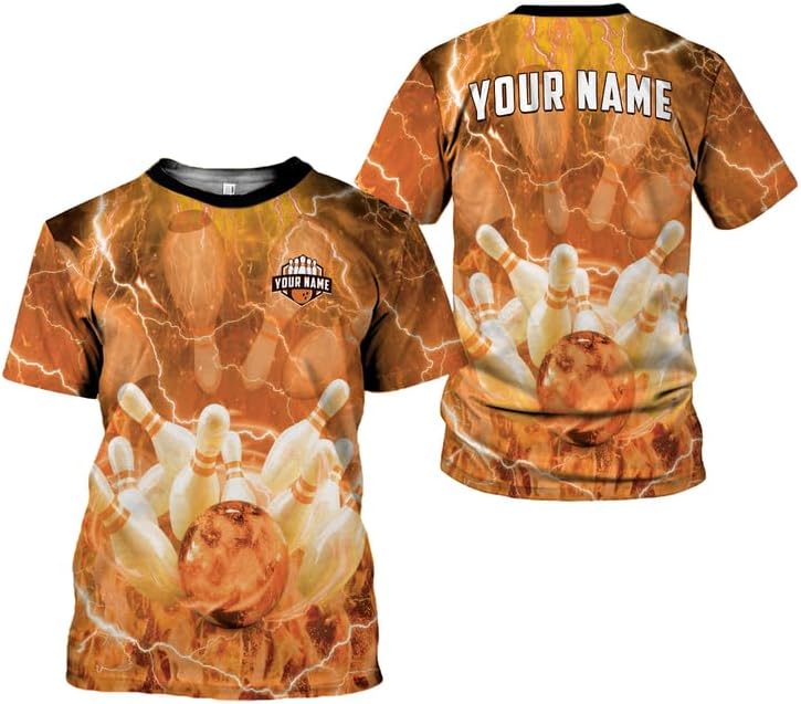AOVL Custom Bowling Shirts for Men Bowling Shirts Bowling Shirts Unisex Bowling Jerseys for Men Custom Bowling Shirts for Men