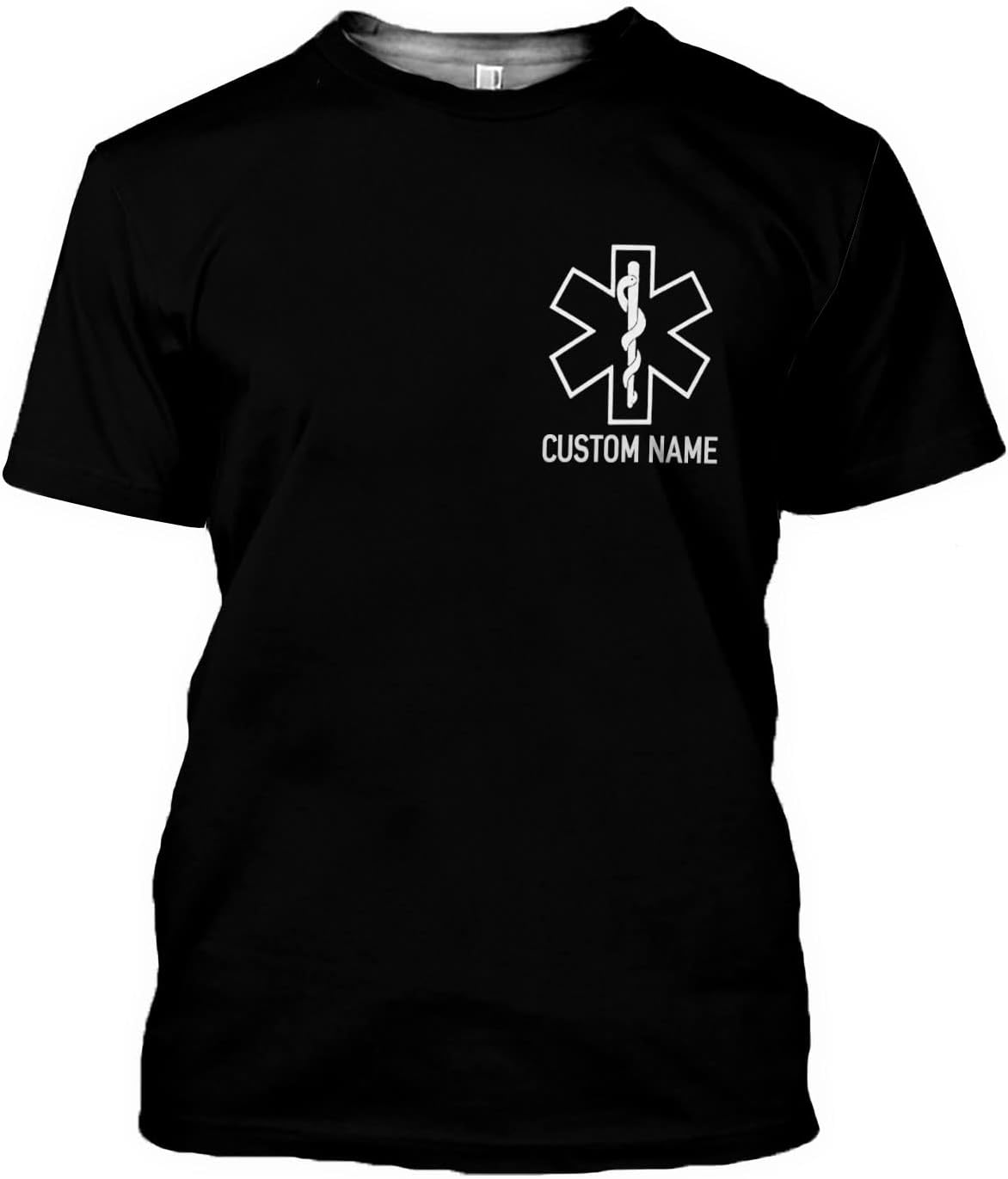 Mostefy Personalized EMT Shirt, EMS Shirt, Customized EMS Shirts,EMT Paramedic Uniform Emergency Medical Technician Shirts