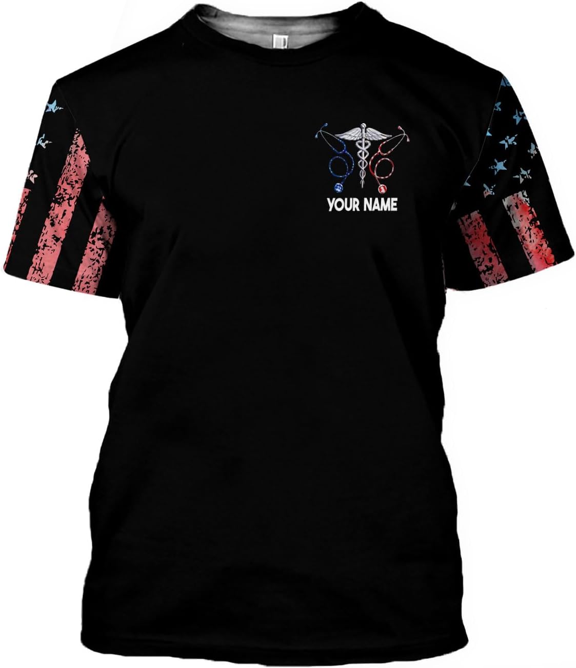 Custom Er Nurse Shirts for Women Future Nurse Shirt 3D Nursing Shirts for Nurses Emergency Nurse Shirt CNA Shirts CNA Shirt