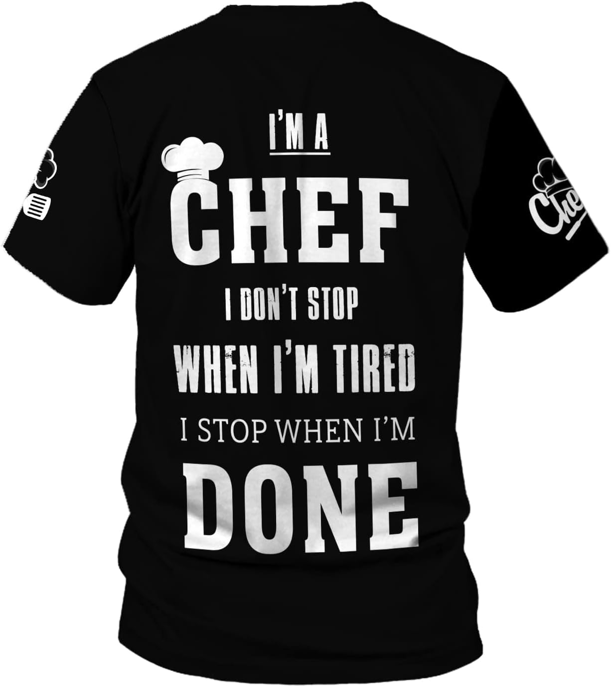 Personalized Chef Shirt Master Chef 3D Shirts Chef Gifts Custom Name Chefs Shirt for Men and Women, Tshirt Chef Utility Shirt