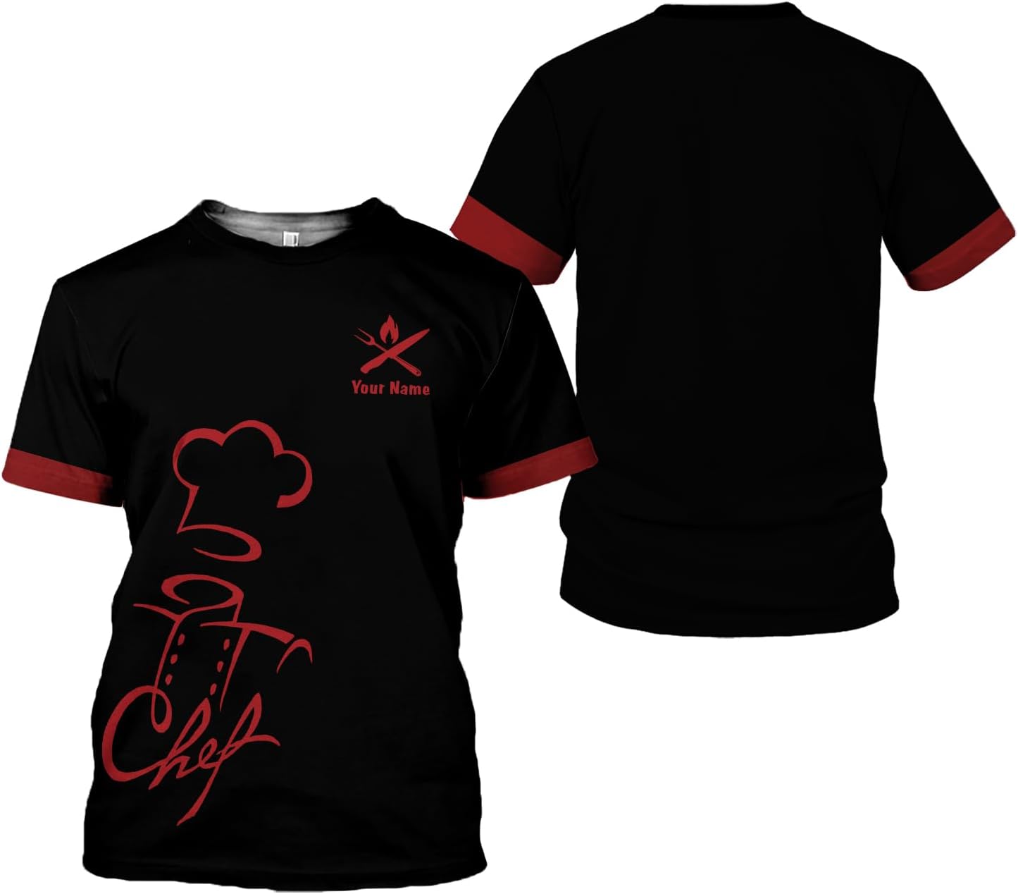 Personalized Chef Shirt, Chef Shirts for Men Chef Shirts for Women, Chef Clothes Gifts for a Chef, Chef Tee Shirts (HD338)
