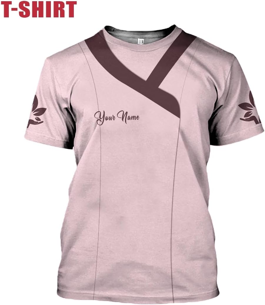 Personalized Massage Therapist Women's T-Shirt - Spa Uniform, Gift
