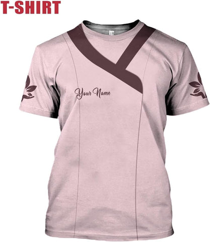 Personalized Massage Therapist Women's T-Shirt - Spa Uniform, Gift