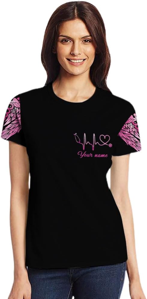 Custom Er Nurse Shirts for Women Future Nurse Shirt 3D Nursing Shirts for Nurses Emergency Nurse Shirt CNA Shirts CNA Shirt