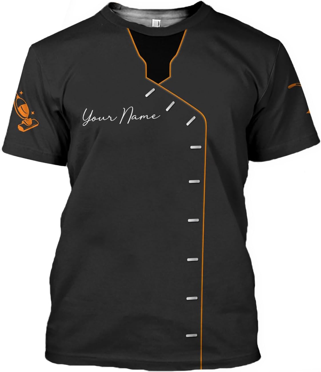 MoonArt Personalized Hoosekeeping Shirts 3D Over Print for Men & Women, Housekeeper House Cleaning Uniforms for Women