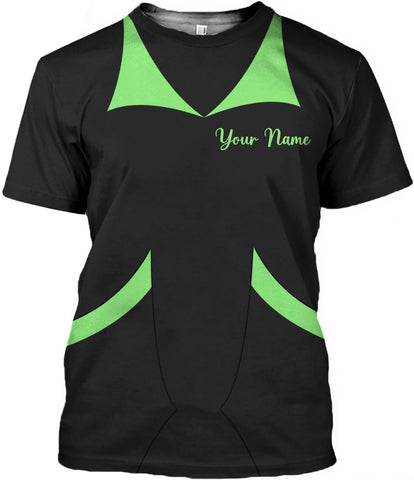 MoonArt Personalized Hoosekeeping Shirts 3D Over Print for Men & Women, Housekeeper House Cleaning Uniforms for Women