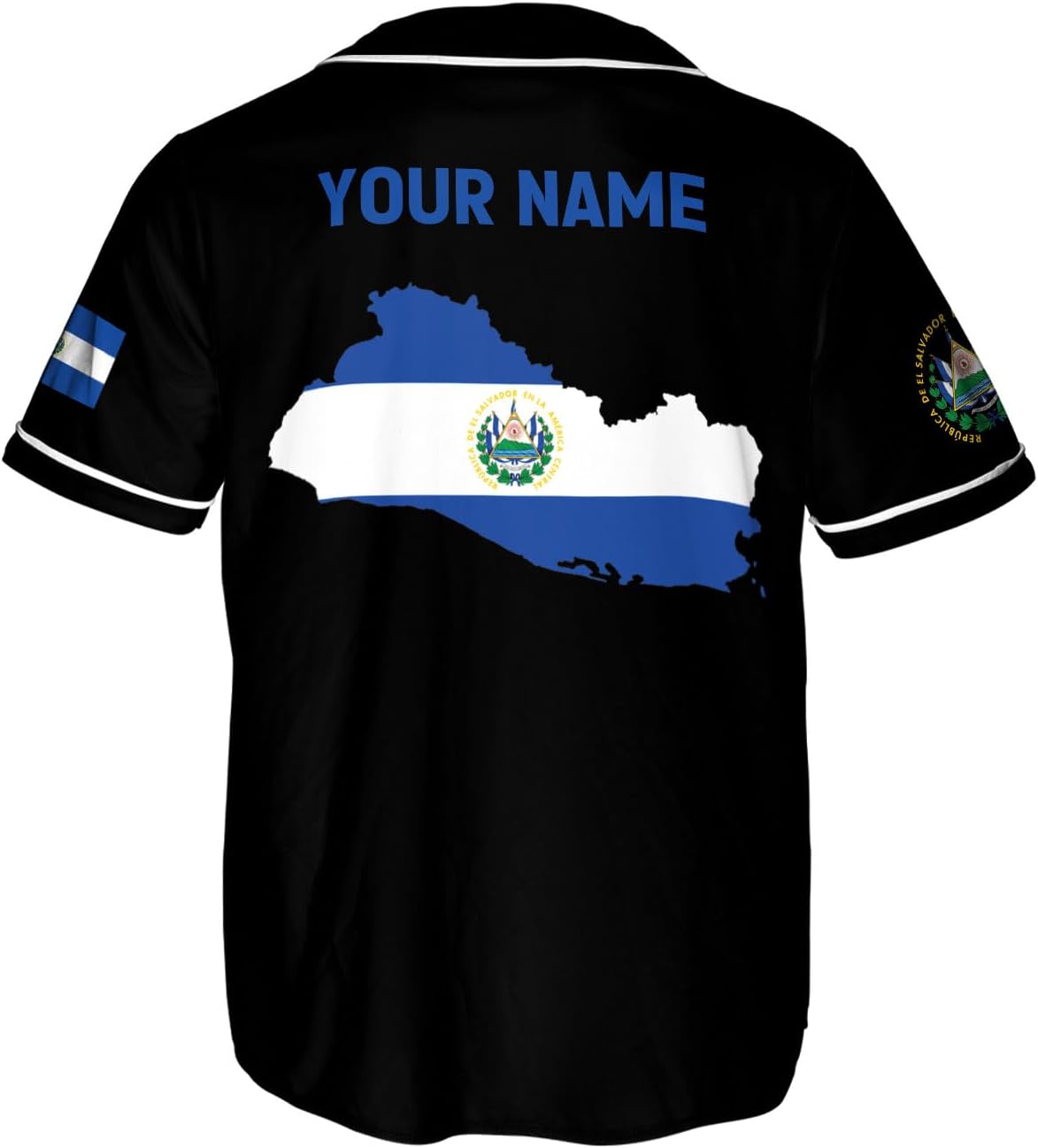Parvii Personalized El Salvador Baseball Jersey - Proud El Salvador Shirt for Men