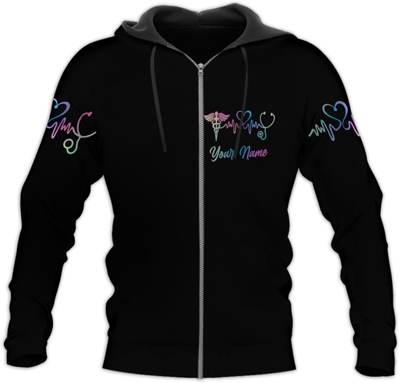 MoonArt Personalized Name Nurse Shirt Nurse Gifts Nurse Graduation Gift Funny Nurse T-Shirt Gift Nursing Emergency Shirts