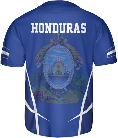 AOVL Personalized Honduras Baseball Jersey Shirt, Honduras Jersey for Men and Women, Jersey Honduras, Camisa Honduras Hombre