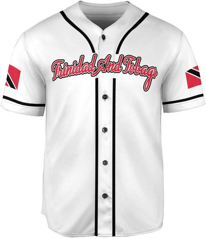Podagree Personalized Trinidad & Tobago Baseball Jersey, Trinidad and Tobago Proud Flag Shirt Coat of Arms Gift Men Women