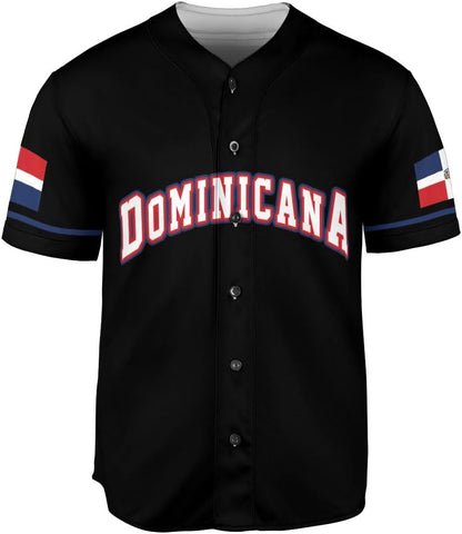 Custom Dominican Jersey for Men Dominican Baseball Jersey Dominican Baseball Jersey Dominicana Shirt Dominican Flag Jersey