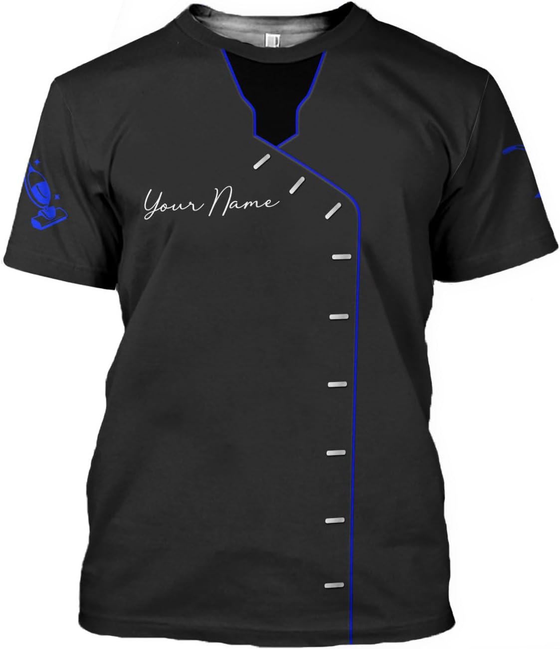 MoonArt Personalized Hoosekeeping Shirts 3D Over Print for Men & Women, Housekeeper House Cleaning Uniforms for Women