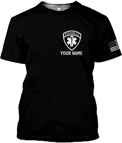 Mostefy Personalized EMT Shirt, EMS Shirt, Customized EMS Shirts,EMT Paramedic Uniform Emergency Medical Technician Shirts