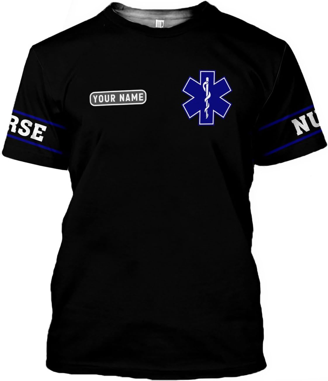 MoonArt Personalized Name Nurse Shirt Nurse Gifts Nurse Graduation Gift Funny Nurse T-Shirt Gift, Nursing Emergency Shirts