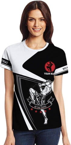 MAPrints Personalized Name Muay Thai Pride Shirt for Men