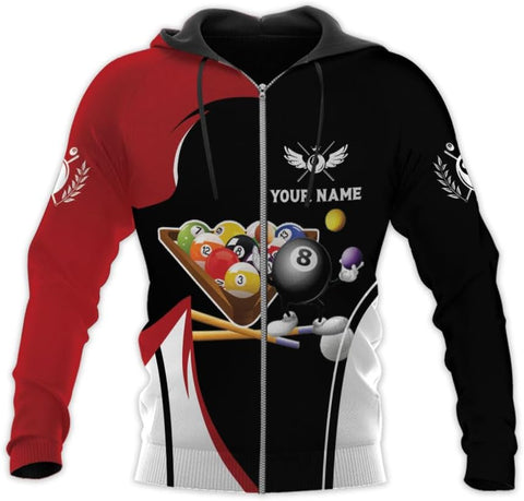 Pretyprints Personalized 3D Billiard Shirt Custom Name Men Women Team Apparel Pool 8 Ball Flag Tshirt Billiards Shirts Gift