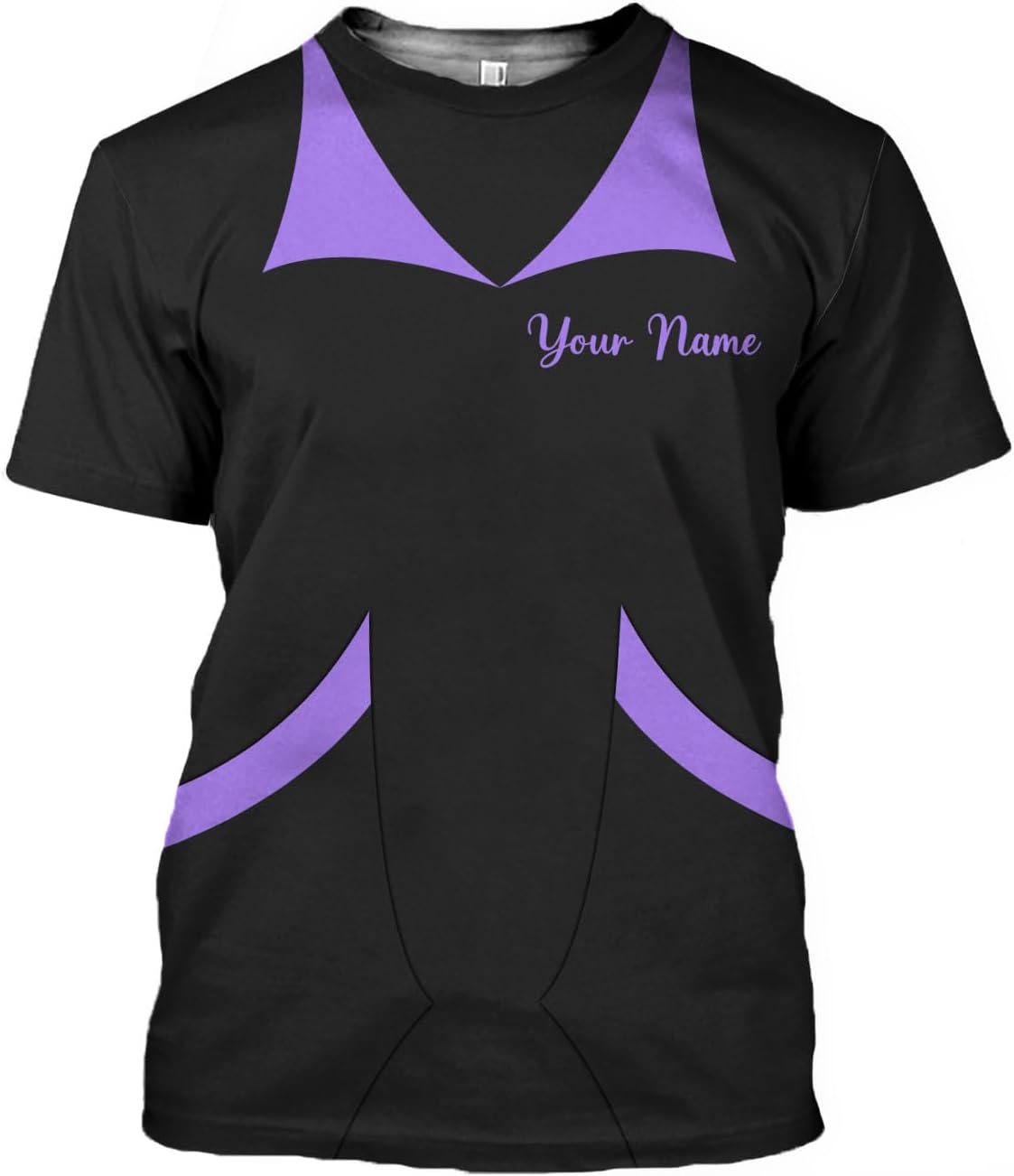 MoonArt Personalized Hoosekeeping Shirts 3D Over Print for Men & Women, Housekeeper House Cleaning Uniforms for Women