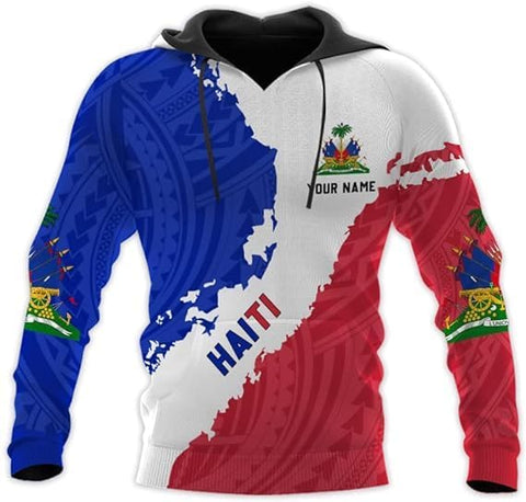 Personalized Haiti Shirt Custom Haiti Flag Shirt for Men and Women, Haitians Pride Shirt, Haitians Shirt