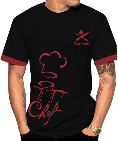 Personalized Chef Shirt, Chef Shirts for Men Chef Shirts for Women, Chef Clothes Gifts for a Chef, Chef Tee Shirts (HD338)