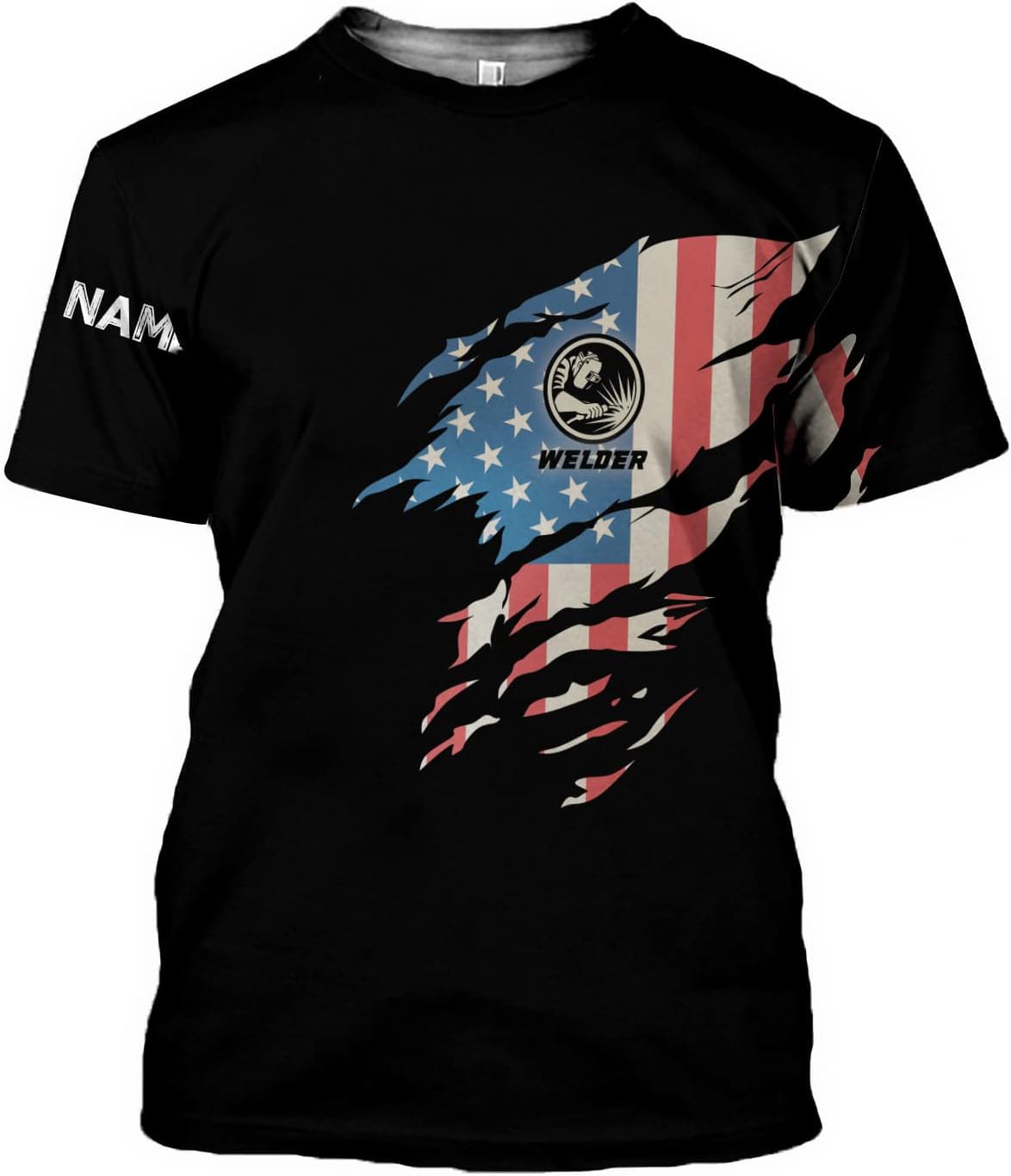 Personalized Welder Shirt Custom Welder Shirts Welding 3D T Shirts Welder Tshirt for Men and Women