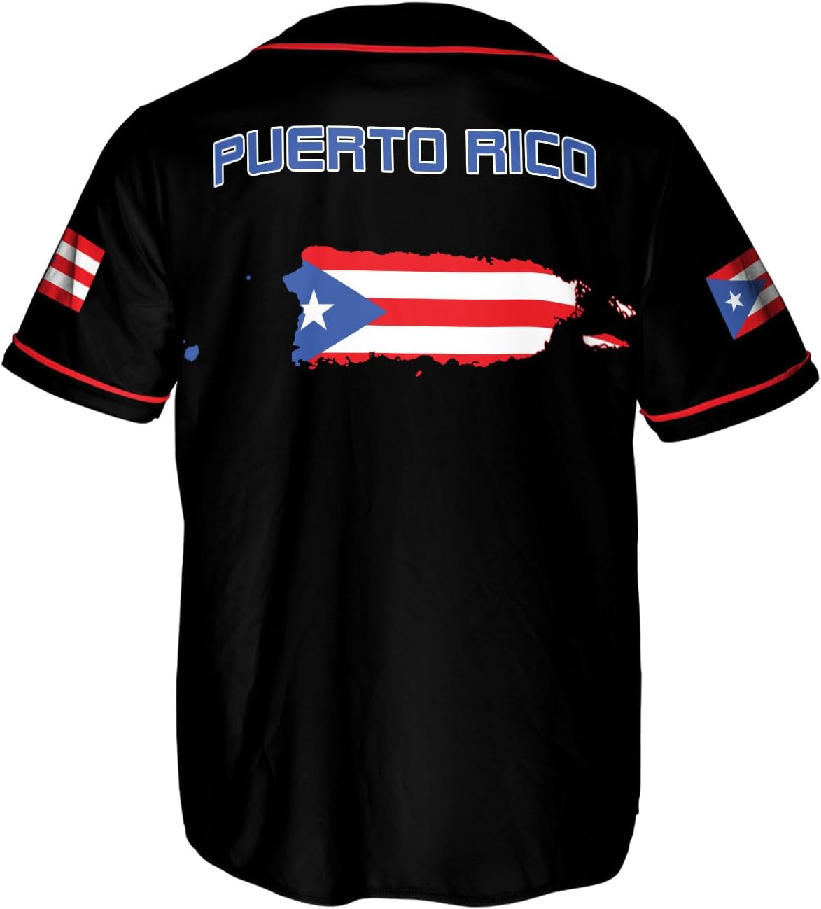 Podagree Personalized Puerto Rico Baseball Shirt Customized Puerto Rican Baseball Jersey Puerto Rican Baseball Gift for Men