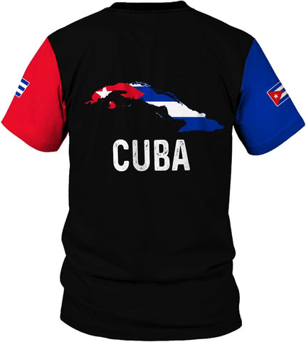 MoonArt Personalized Name Cuba Shirt 3D, Cuban Tshirts for Men and Women, Cuba Flag Shirt, Sweatshirt, Hoodies, Zip Hoodies