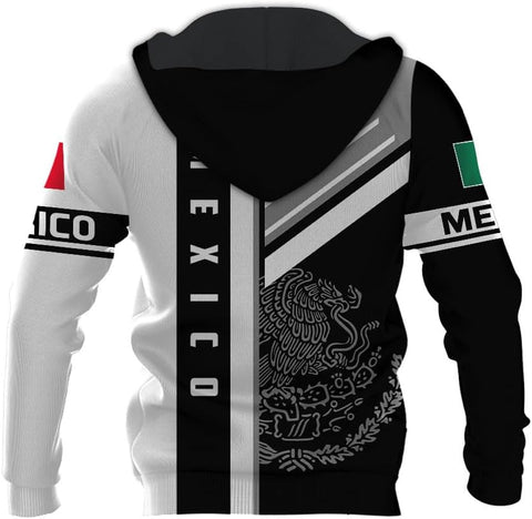 Mostprints Personalized Name Mexican Hoodie 3D, Mexican Hoodies for Men, Unisex Mexico Hoodie, Mexico Hoodies for Men