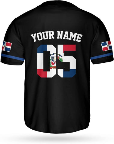 Personalized Dominican Republic Baseball Jersey Shirt,Team Name Republic Dominicana Baseball Jersey for Men and Women