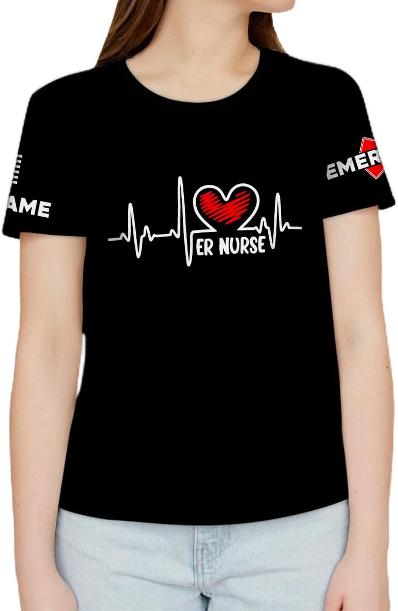 PAgree Custom ER Nurse Shirt - Women's Emergency Room Tshirt