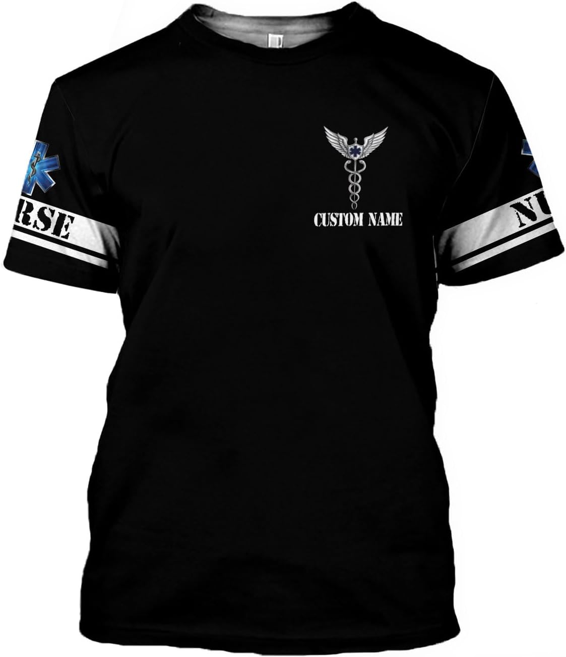 MoonArt Personalized Name Nurse Shirt Nurse Gifts Nurse Graduation Gift Funny Nurse T-Shirt Gift, Nursing Emergency Shirts