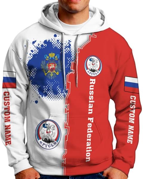 AOVL Personalized Russia Flag & Coat of Arms Pride Shirts