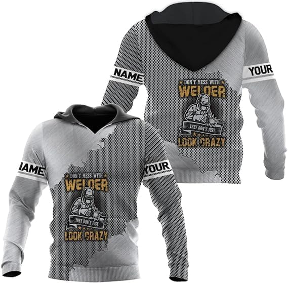 MAPrints Personalized Welder Hoodies, Welder 3D Hoodie Welding Shirt Hoodie, Tshirt, Zip Hoodie, Sweatshirt For Men Women