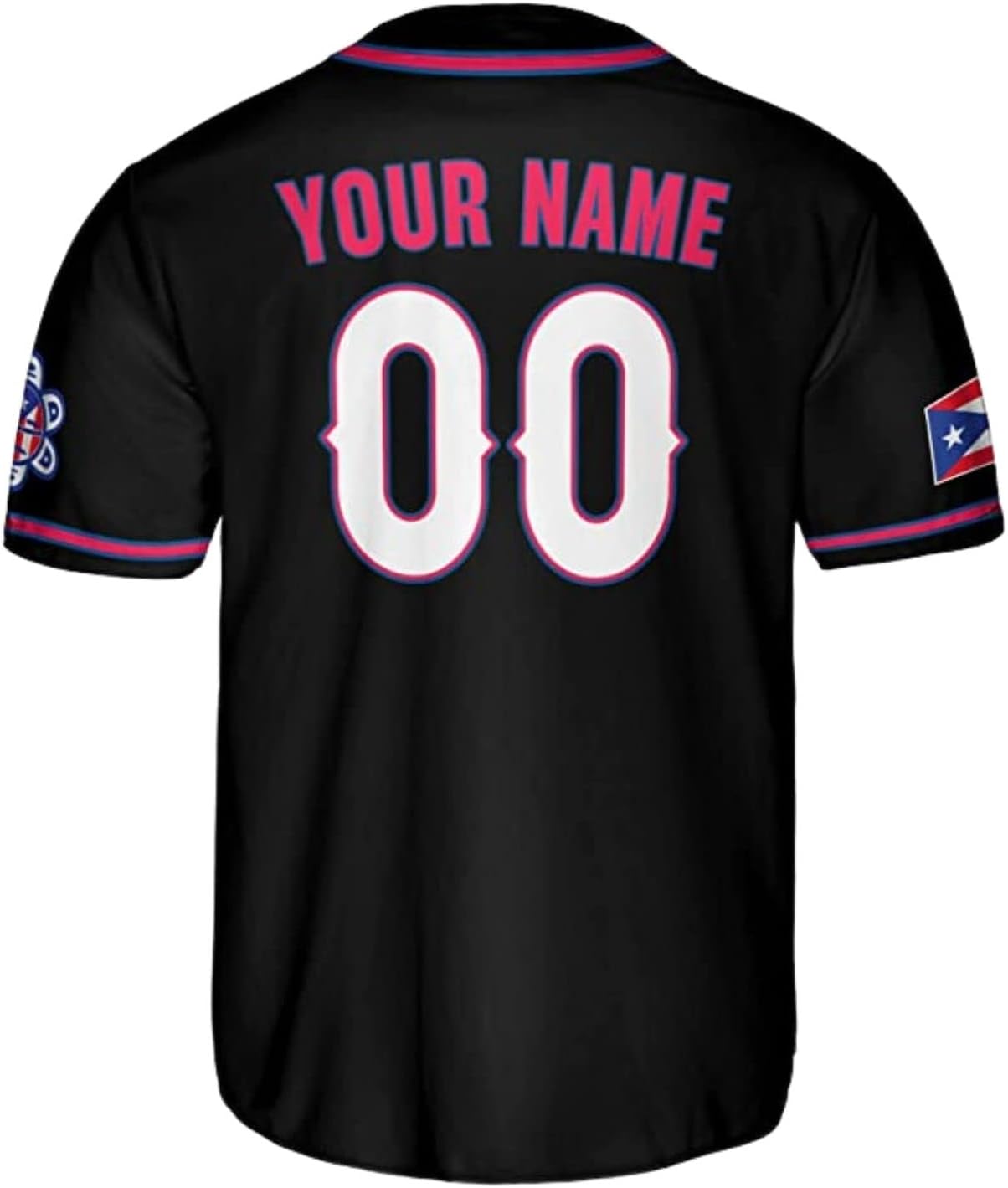 Personalized Puerto Rico Baseball Shirt, Customized Name, Number Puerto Rican Baseball Jersey for Men and Women S-5XL