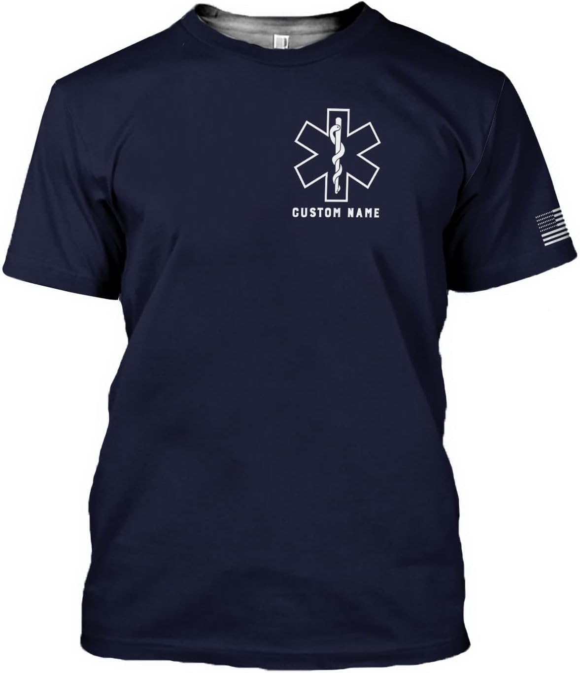 Mostprints Personalized EMT Shirt, EMS Shirt, Customized EMS Shirts,EMT Paramedic Uniform Emergency Medical Technician Shirts