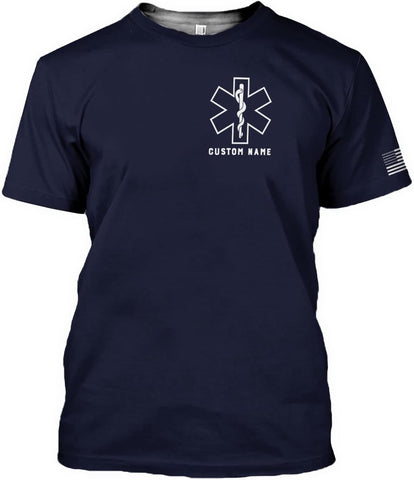 Mostefy Personalized EMT Shirt, EMS Shirt, Customized EMS Shirts,EMT Paramedic Uniform Emergency Medical Technician Shirts