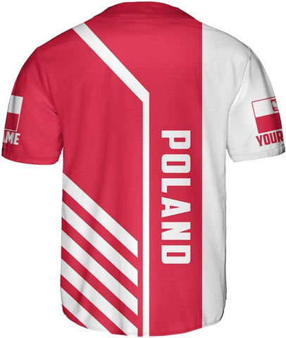 Parvii Personalized Poland Baseball Jersey Shirt Women & Men, Polska Tshirt Poland Shirt, Poland Pride Shirts, Polish Eagle