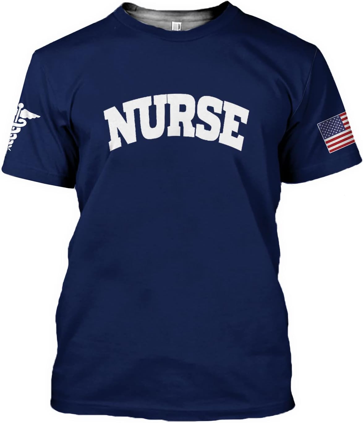Custom Er Nurse Shirts for Women Future Nurse Shirt 3D Nursing Shirts for Nurses Emergency Nurse Shirt CNA Shirts CNA Shirt