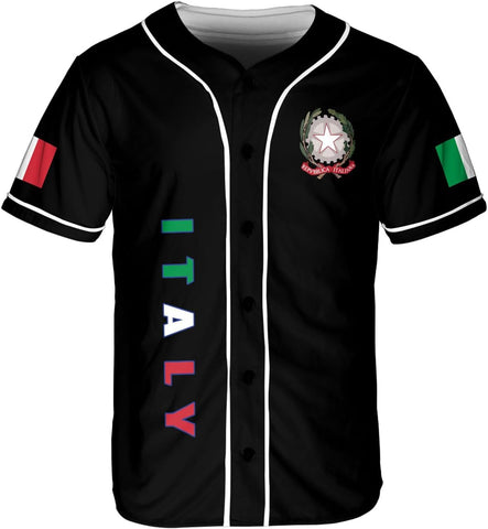 Leeprints Personalized Italia Jersey, Italian Soccer Shirt Baseball Italia Pride Flag Jersey Men Women Flag Italy Shirts