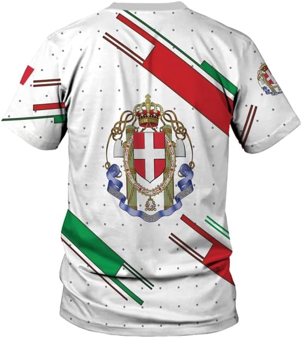 Artparel Personalized Italy Shirt 3D Italia Flag Shirt Italian Flag Shirts Italiano Shirt 3D Italian Shirt Flag for Men Women