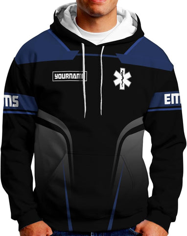 Custom EMS EMT Shirts Men Women, Personalized Paramedic Uniform Emergency Medical Technician Apparel, EMS Week Gifts